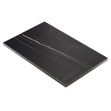 BRASIL | Gastro-bordplade | B:D 110 x 60 cm | Sort marmor | Rektangulær