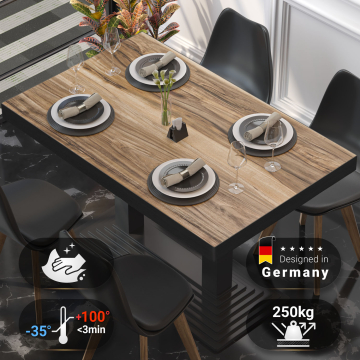 BRASIL | Gastro bordplate | B:D 120 x 70 cm | Sheesham | Rektangulær