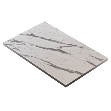 BRASIL | Piano d'appoggio gastronomico | L:P 120 x 70 cm | Marmo bianco | Rettangolare