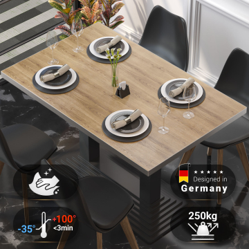 BRASIL | Gastro bordsskiva | B:D 130 x 80 cm | Ek | Rektangulär