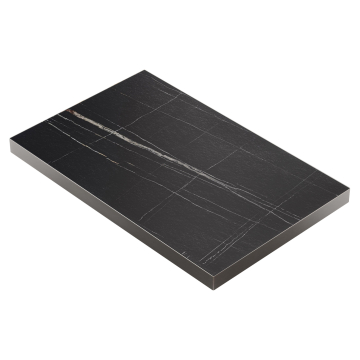 BRASIL | Gastro bordplate | B:D 130 x 80 cm | Svart marmor | Rektangulær