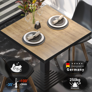 BRASIL | Gastro bordplate | B:D 70 x 70 cm | Eik | Torget