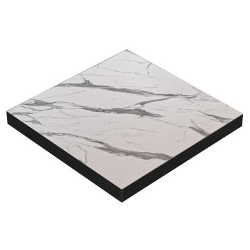 BRASIL | Piano d'appoggio gastronomico | L:P 70 x 70 cm | Marmo bianco | Quadrato