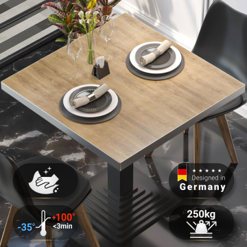 BRASIL | Gastro bordplade | B:D 80 x 80 cm | Eg | Firkantet