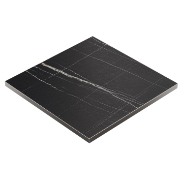 BRASIL | Gastro-bordplade | B:D 80 x 80 cm | Sort marmor | Firkantet