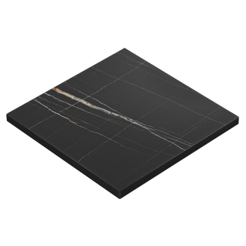 BRASIL | Gastro-bordplade | B:D 80 x 80 cm | Sort marmor | Firkantet