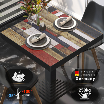 BRASIL | Gastro bordplate | B:D 80 x 80 cm | Vintage fargerik | Torget