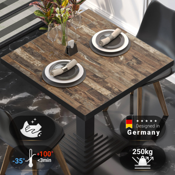 BRASIL | Gastro table top | W:D 80 x 80 cm | Vintage Old | Square