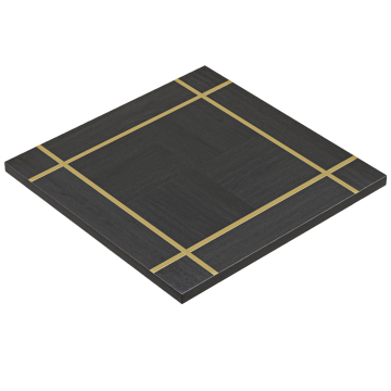 MARRAKESH | Gastro Tischplatte | B:T 70 x 70 cm | Wenge | Quadratisch