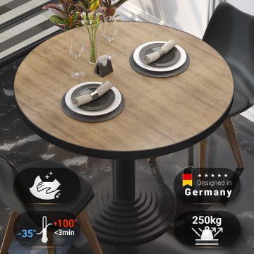 BRASIL | Gastro table top | Ø 60 cm | Oak | Round