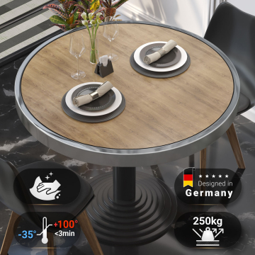 BRASIL | Bordsskiva restaurang | Ø 70 cm | Ek | Rund