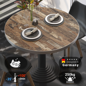 BRASIL | Gastro table top | Ø 70 cm | Vintage Old | Round