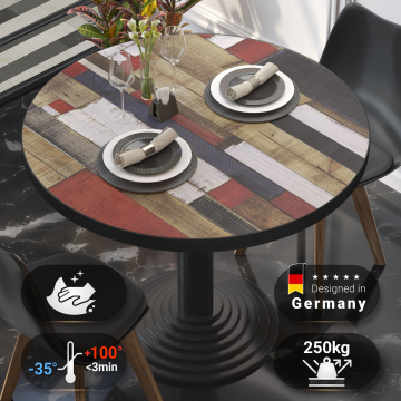 BRASIL | Gastro table top | Ø 80 cm | Vintage Coloured | Round