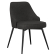 Gala | Chaise de hôtel | Gris foncé | Tissu teddy