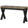 JUANA | Benk B:H 160 x 81 cm | 8 mm | Svart/ Taupe