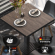 BRASIL | Gastro bordsskiva | B:D 50 x 50 cm | Ljus Wenge | Fyrkantig