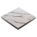 BRASIL | Gastro table top | W:D 70 x 70 cm | White marble | Square