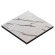 BRASIL | Gastro table top | W:D 80 x 80 cm | White marble | Square
