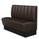 DENVER | Restaurang bås soffa | B:H 160 x 103 cm | Brun | Randig | Läder