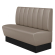 DENVER | Restaurang bås soffa | B:H 160 x 103 cm | Taupe | Randig | Läder