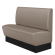 DENVER | Restaurang bås soffa | B:H 200 x 103 cm | Taupe | Smidig | Läder