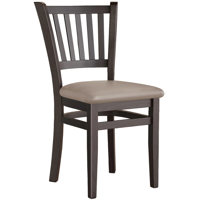 GIOVANNI | silla bistro | piel | topo