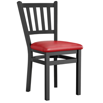 GIOVANNI STEEL | Bistrostoel | Rood | Leer