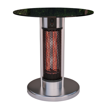 MARA | Tavolo stufa | Ø 60 cm | 800 & 1600W | Infrarossi/elettrico | 2 livelli di riscaldamento