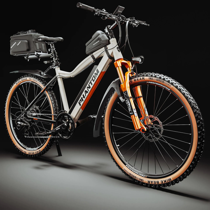 System alarmowy roweru | Anti-Theft | Czarny