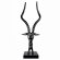 GOAT HEAD | Deco | 42 x 22 x 102 cm | Schwarz