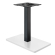 MADRID | Bistro-pöytäteline | Musta / Valkoinen | Korkeus: 71 cm | Jalka: 8 x 8 cm | Tasa-alusta: 40