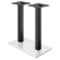 MADRID | Structure de table haute double Bistro | Noir/Blanc | Hauteur : 104 cm | Colonne : 8 x 8 cm