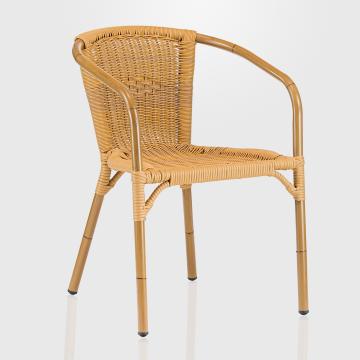 KOS | Chaise bistrot en rotin | Beige | Rotin | Empilable