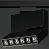 HAMILTON | Faretti a binario LED | Nero | 18W / 4000K | Bianco neutrale | 3 fasi
