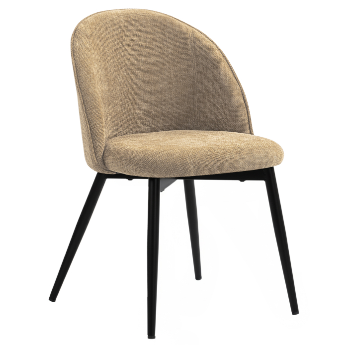 Hailey | Hotellstol | Taupe | Stoff/Tekstil