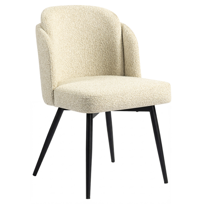 Hannah | Hotel Stuhl | Beige | Teddystoff
