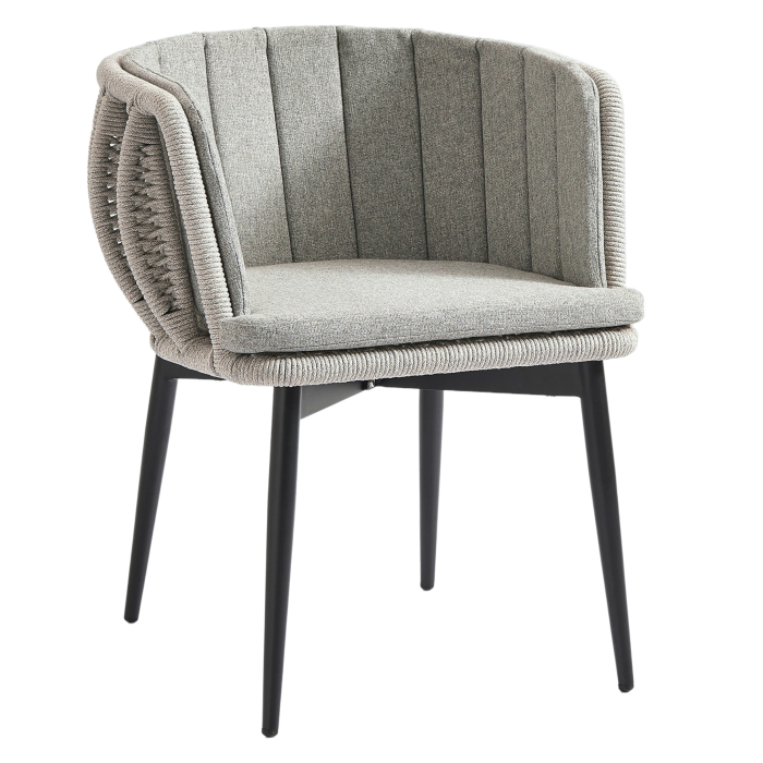 HAVANA | Silla de terraza tipo bistró | Gris claro