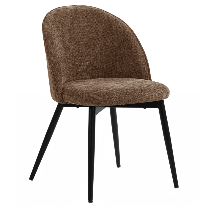 Hailey | Hotelstol | Brun | Stof/Tekstil