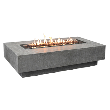 HAMPTON | Gashaardtafel | B:D:H 142 x 82 x 35 cm | Beton | Grijs