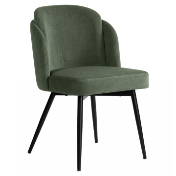 Hannah | Hotel Chair | Green | Velvet