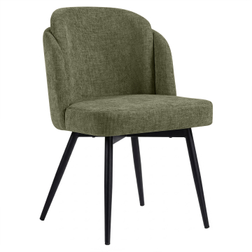 Hannah | Hotelstoel | Groen | Stof/Textiel