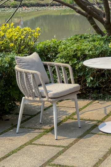 HAVANNA | Bistro Terrace Chair | Light Gray