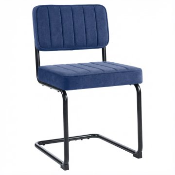 HAWAII | Bistro Stuhl | Samt | Blau