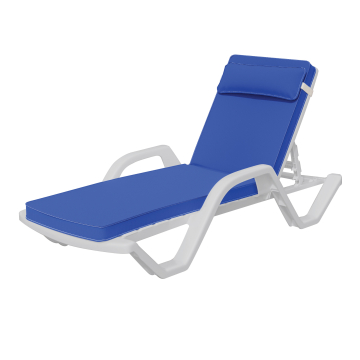 Liegen Polsterauflage | Blau | Wasserabweisend | Aussen Liegeauflage Liegepolster