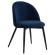 Hailey | Sedia da hotel | Blu | Velluto