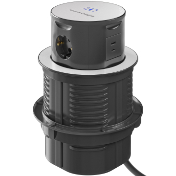 HERA | Charging station | Ø135*H172.5mm | Retractable | Grey