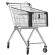 HERCULES | Handlevogn til supermarked | 180 liter | antrasitt | + barnesete