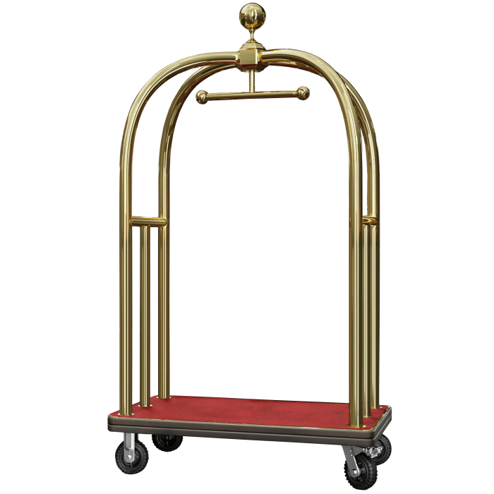 HILTON | Carrello per i bagagli dell'hotel | Oro | max: 300 kg
