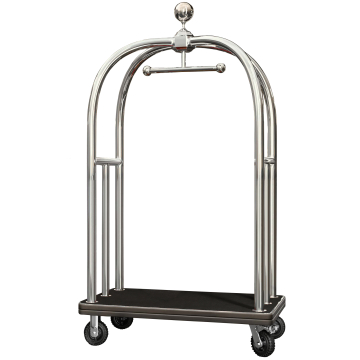 HILTON | Carrello per i bagagli dell'hotel | Chrom | max: 300kg