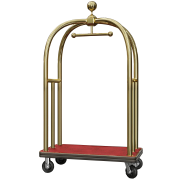 HILTON | Carrello per i bagagli dell'hotel | Oro | max: 300 kg